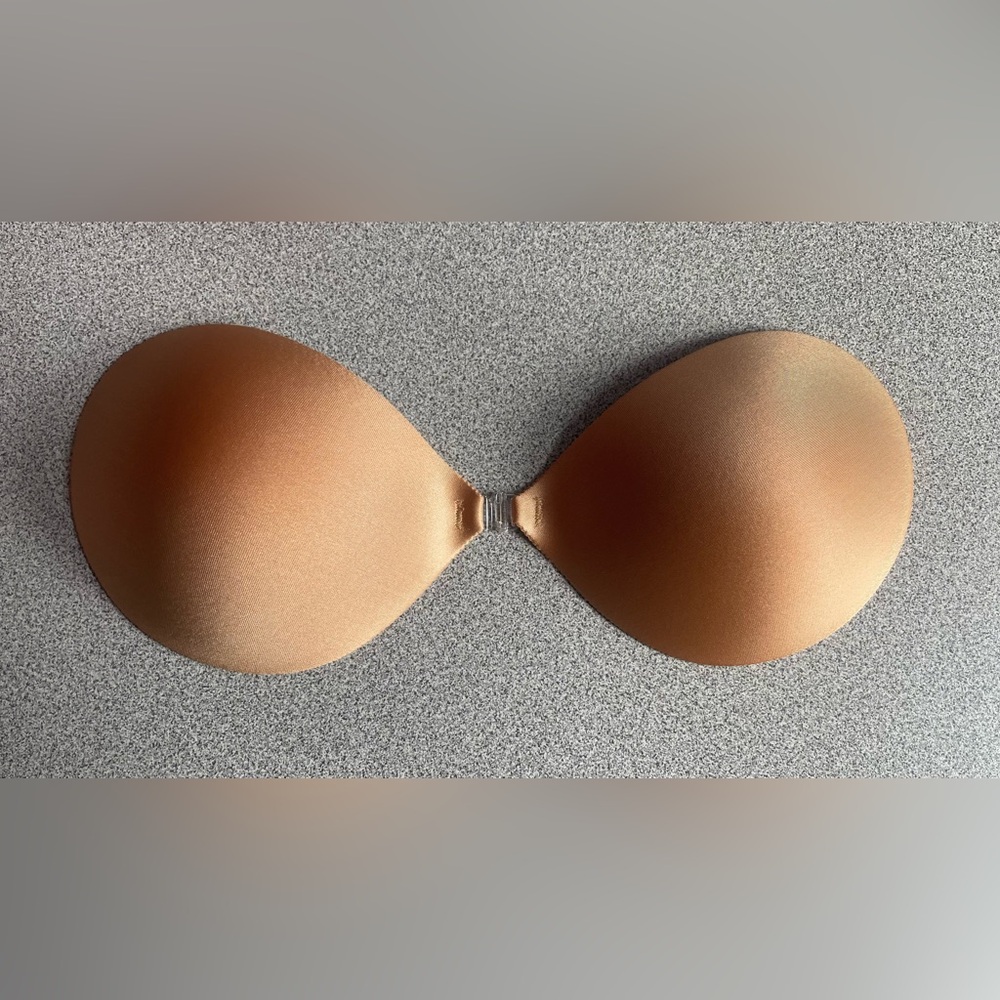 NuBra Tan Seamless Strapless Backless Bra Size C